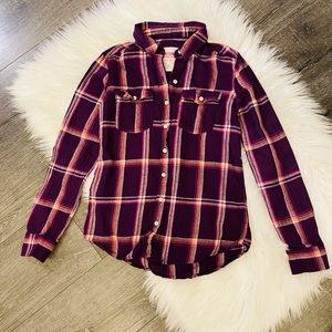 Mossimo Supply Co. Woman’s Plaid Top** Bin 3